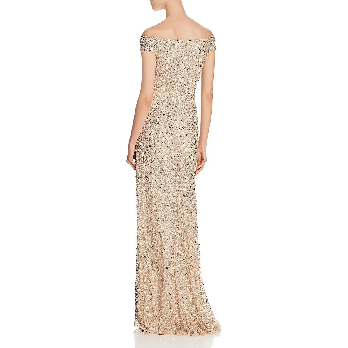 Doorbuster Womens Sequined Off-The-Shoulder Formal Dress  Dont Miss Out!