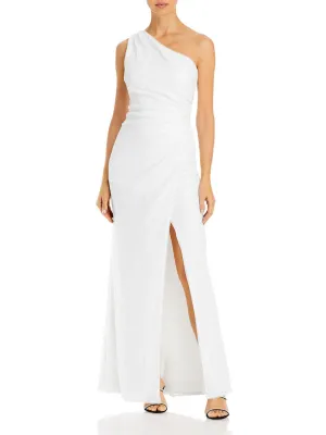 Doorbuster Womens Sequined One Shoulder Evening Dress  Limited Stock!