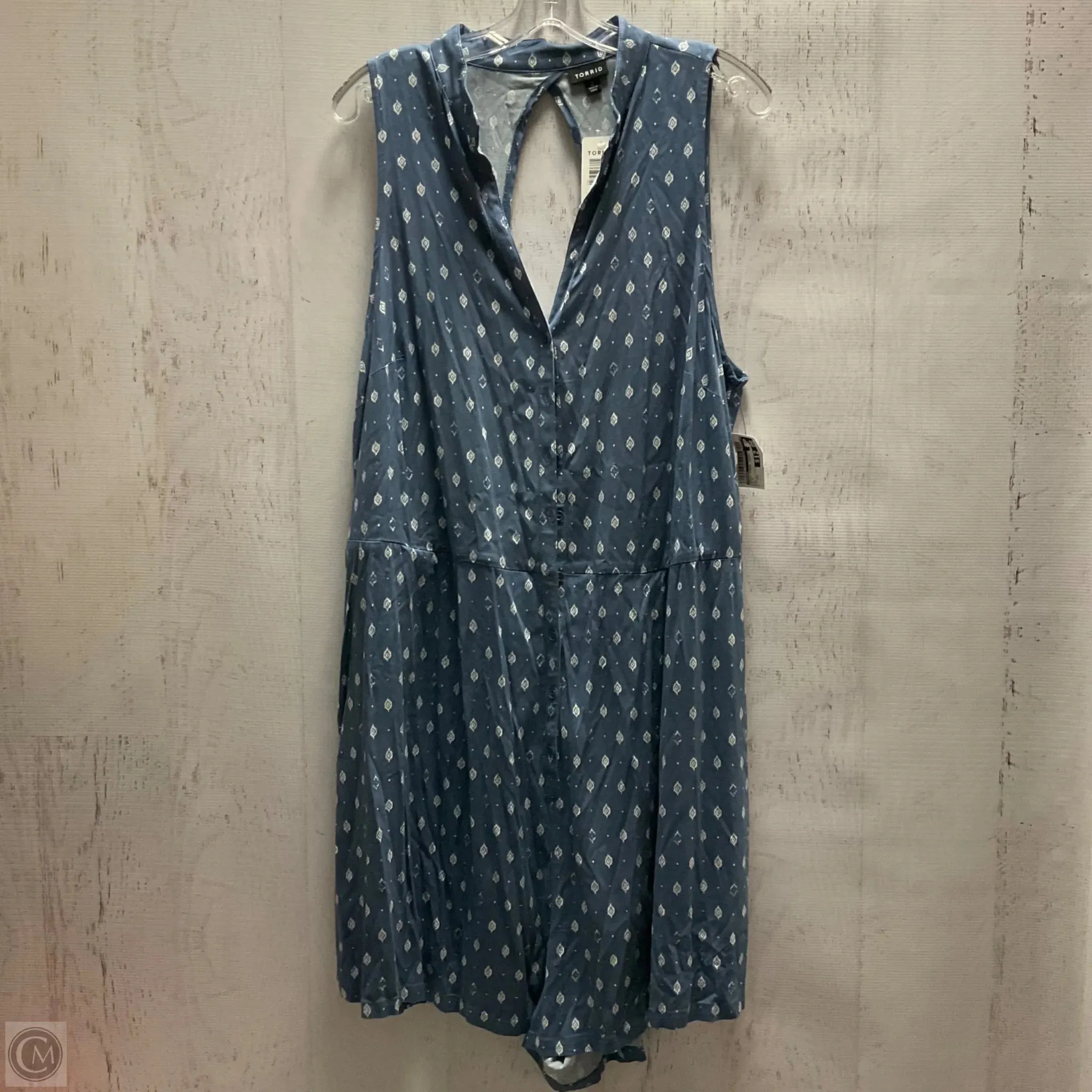 Dress Casual Short By Torrid In Blue, Size: 2x