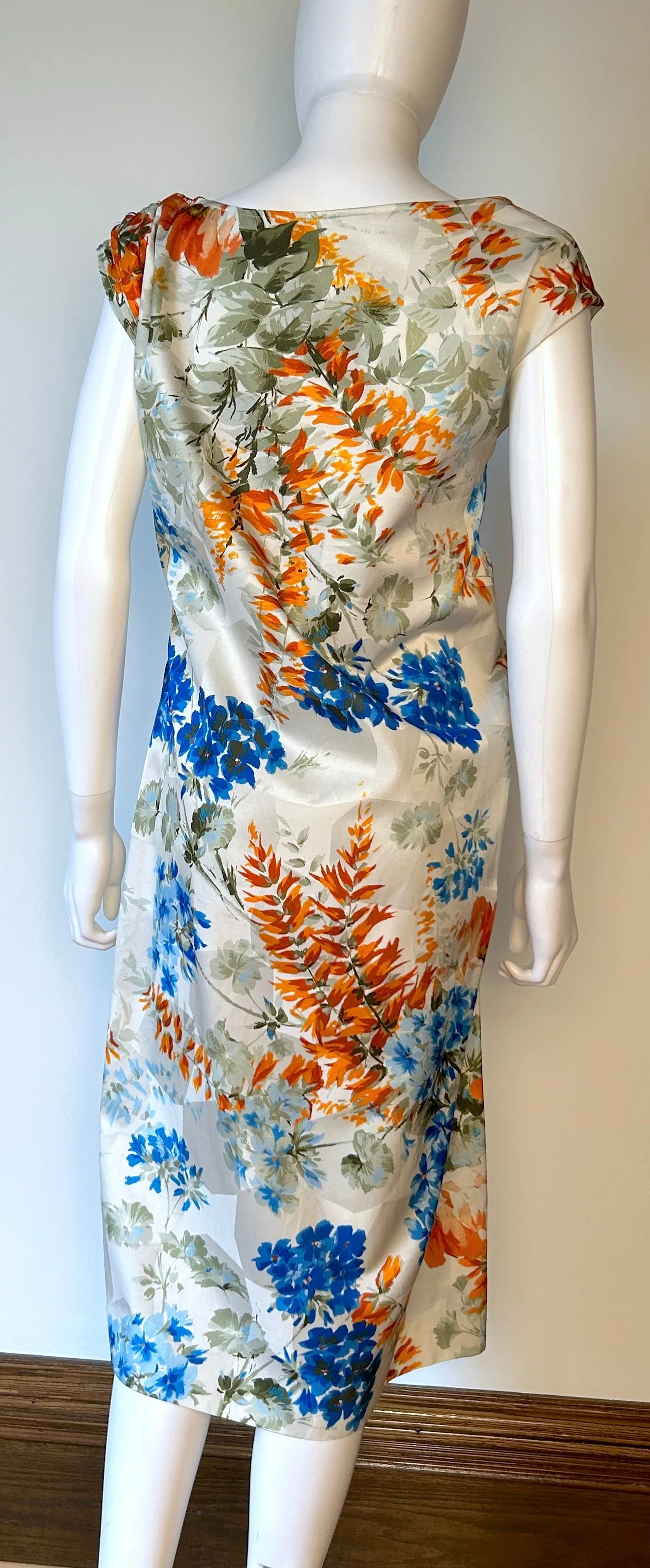 Dries Van Noten Floral Dress Size 36 NWOT