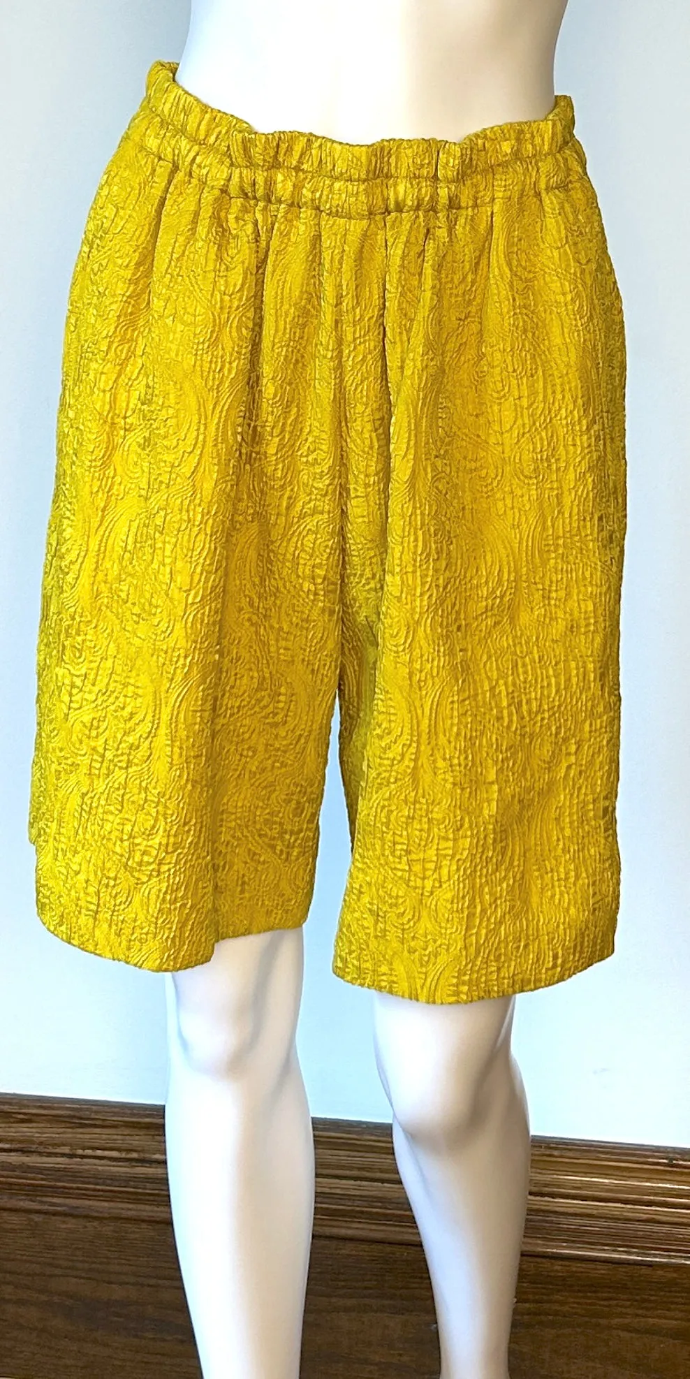 Dries Van Noten Yellow Jacquard Set (or separates) NWT