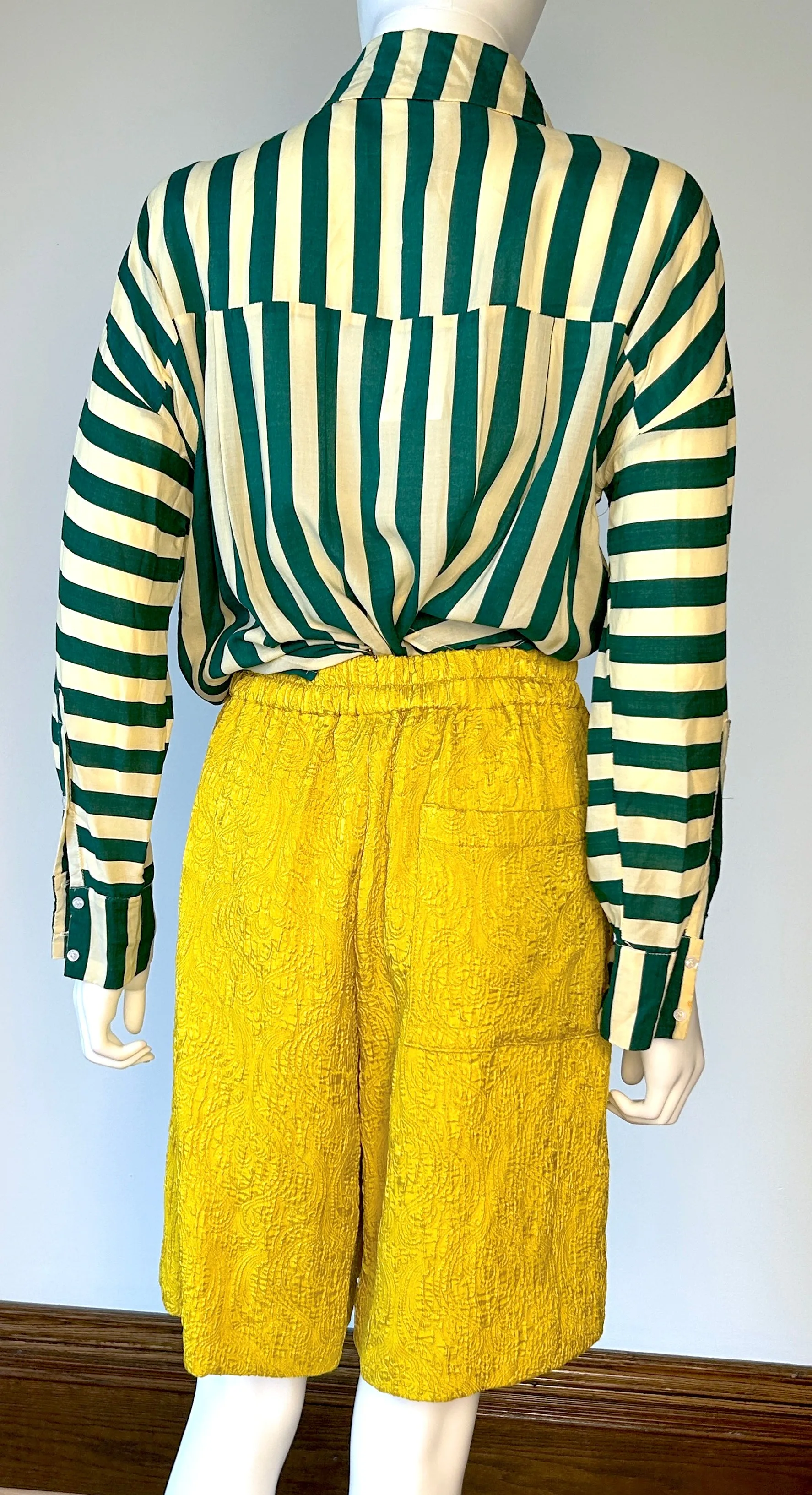 Dries Van Noten Yellow Jacquard Set (or separates) NWT