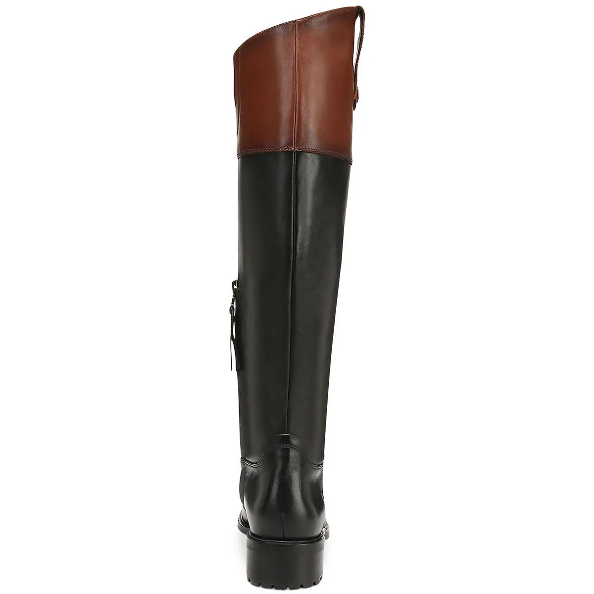 Drina Womens Leather Riding Knee-High Boots