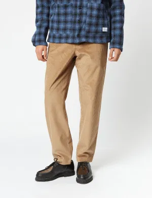 Editors Choice Bhode x Brisbane Cord Pant (Relaxed, Straight) - Fawn Khaki  Almost Gone!