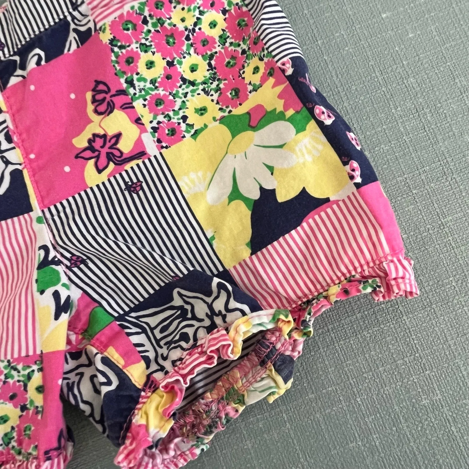 Editors Choice Lilly Pulitzer Girls Aint No Lady Patch Shorts XS 2-3  Limited Stock!