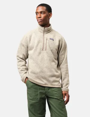 Editors Choice Patagonia Better Sweater 1/4 Zip - Pelican Stone  Dont Miss Out!
