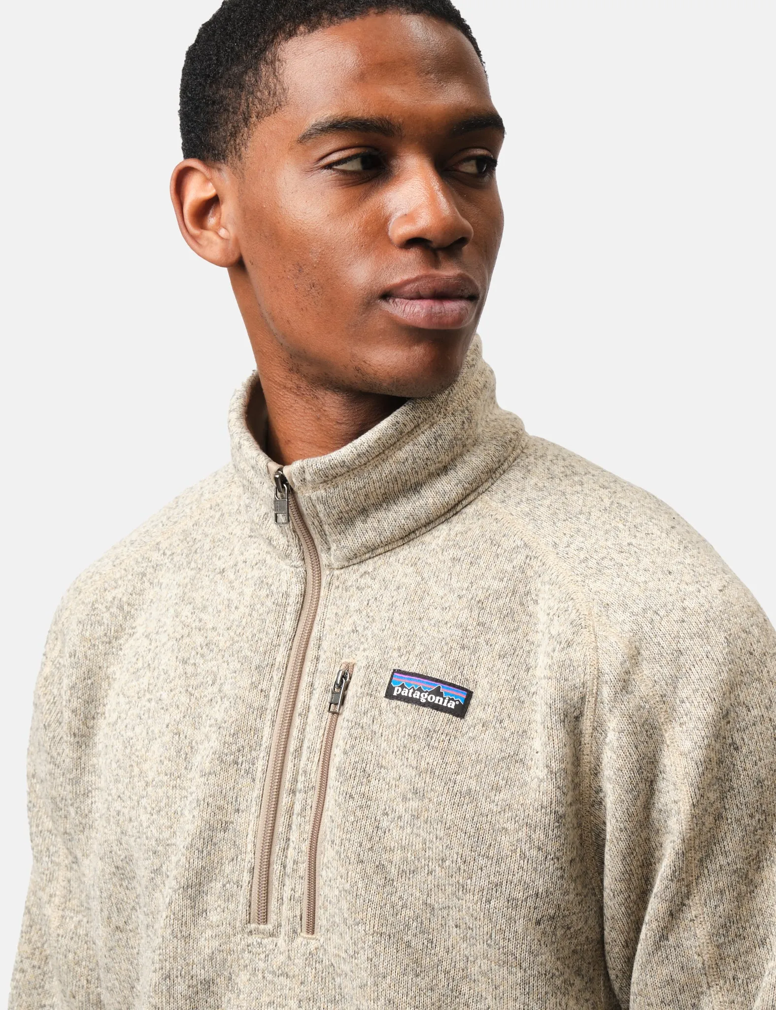 Editors Choice Patagonia Better Sweater 1/4 Zip - Pelican Stone  Dont Miss Out!