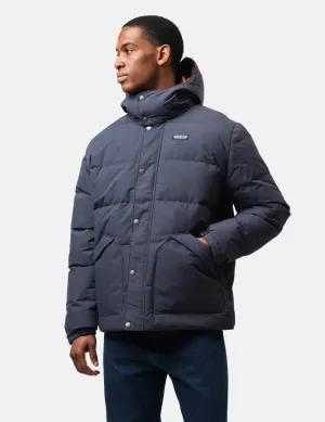 Editors Choice Patagonia Downdrift Jacket - Smolder Blue w/Burnished Red  Going Fast!