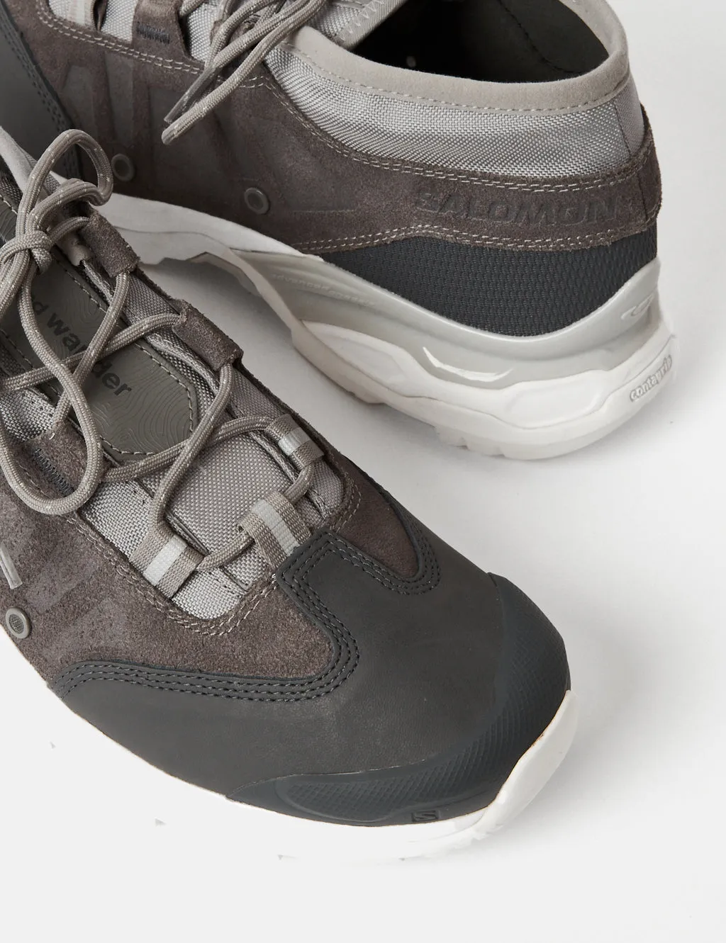 Editors Choice Salomon x And Wander Jungle Ultra Low Trainers - Grey  Almost Gone!