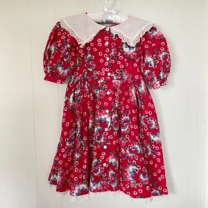 Editors Choice Vintage Mousefeathers Pink Floral Dress 5T  Ends Soon!