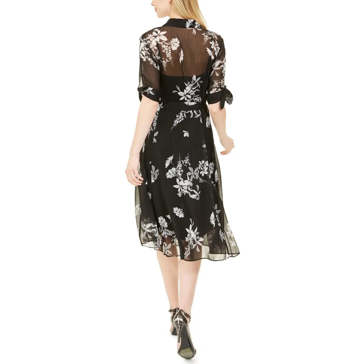 Editors Choice Womens Floral Long Shirtdress  Almost Gone!