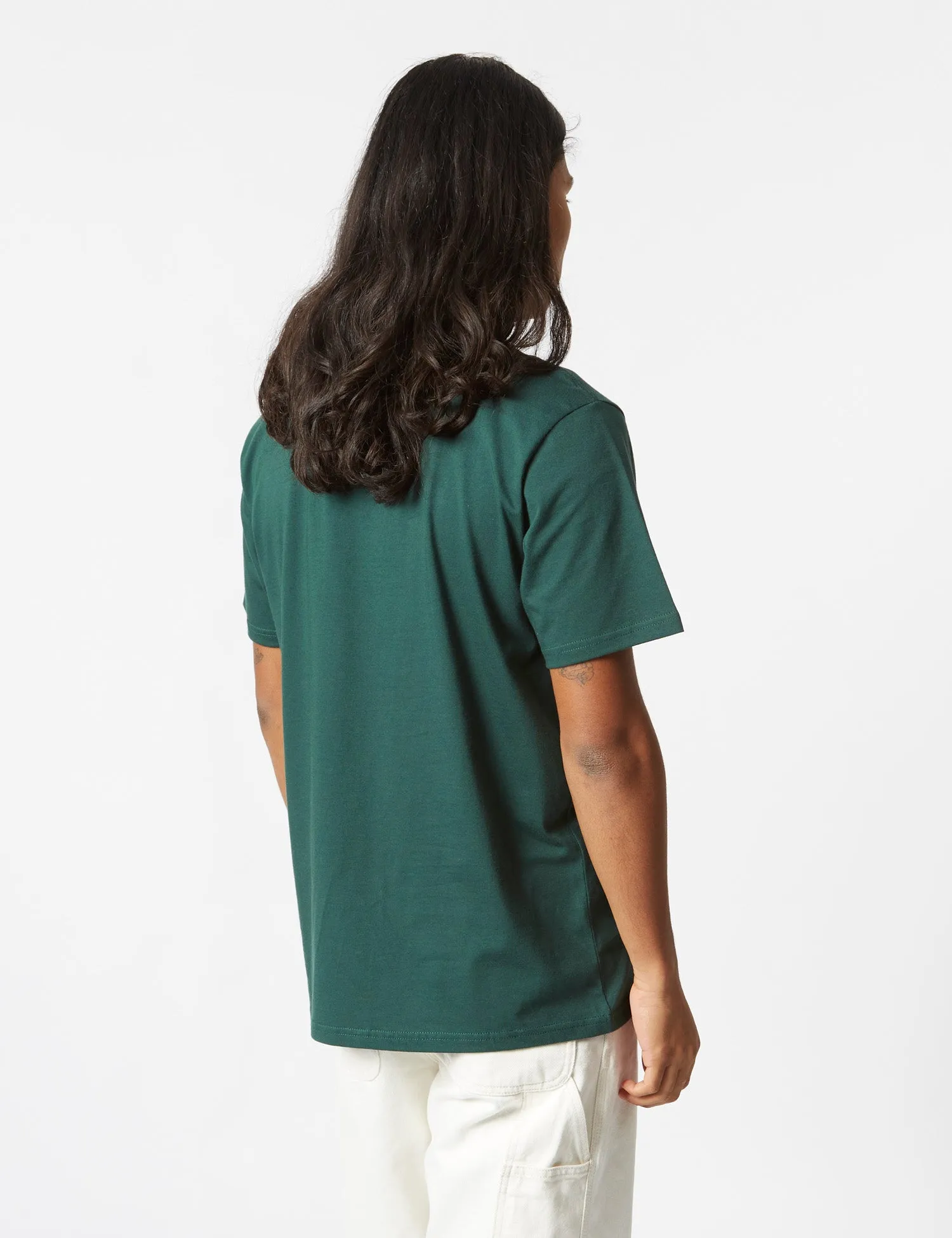 Editors Pick Carhartt-WIP Shopper T-Shirt (Regular) - Discovery Green  Last Few Pieces!