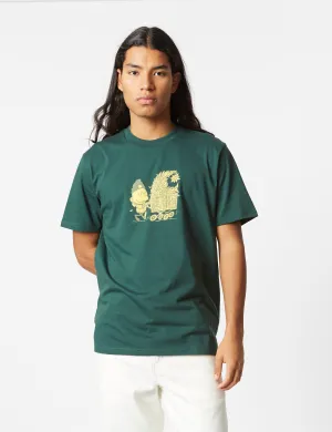 Editors Pick Carhartt-WIP Shopper T-Shirt (Regular) - Discovery Green  Last Few Pieces!