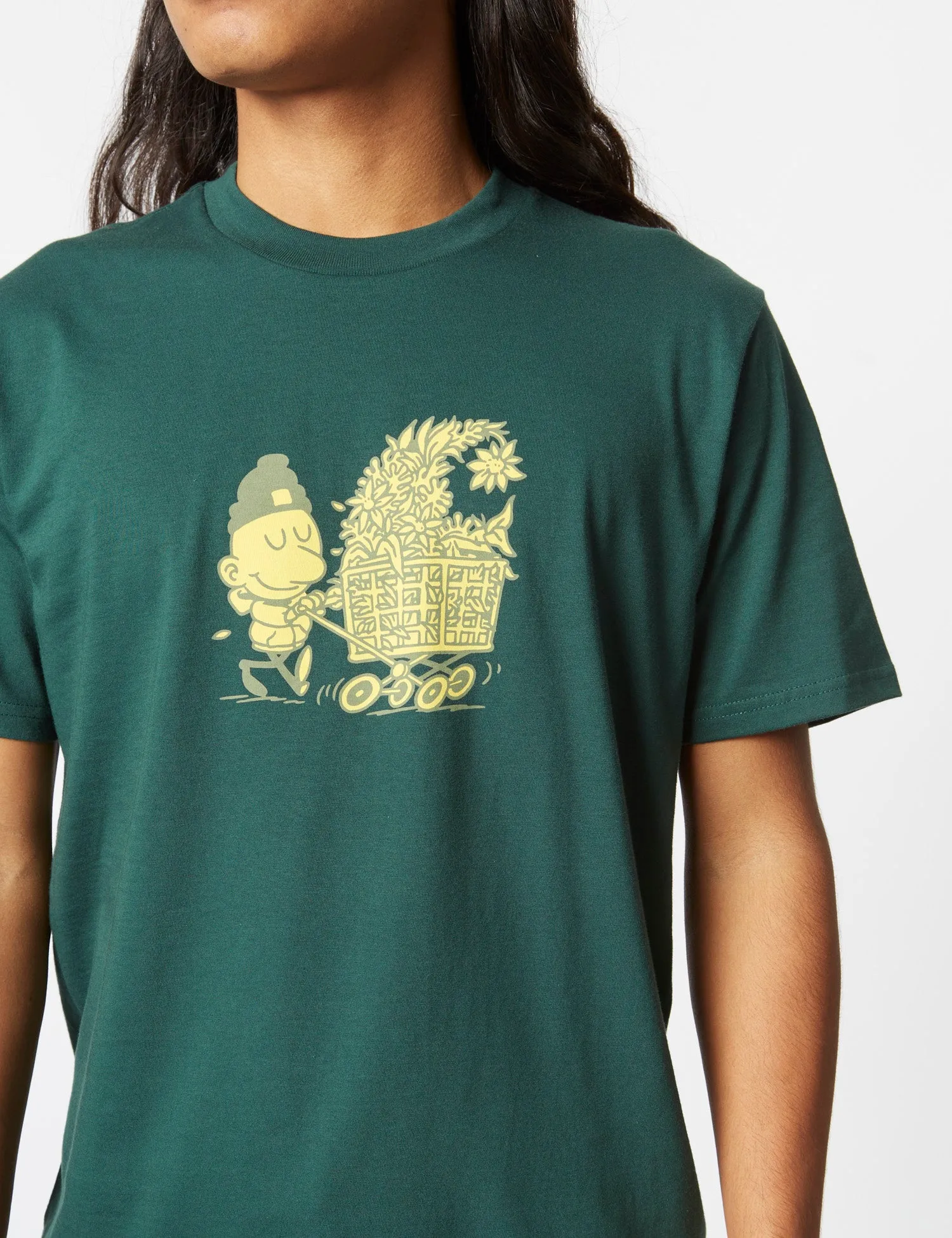 Editors Pick Carhartt-WIP Shopper T-Shirt (Regular) - Discovery Green  Last Few Pieces!