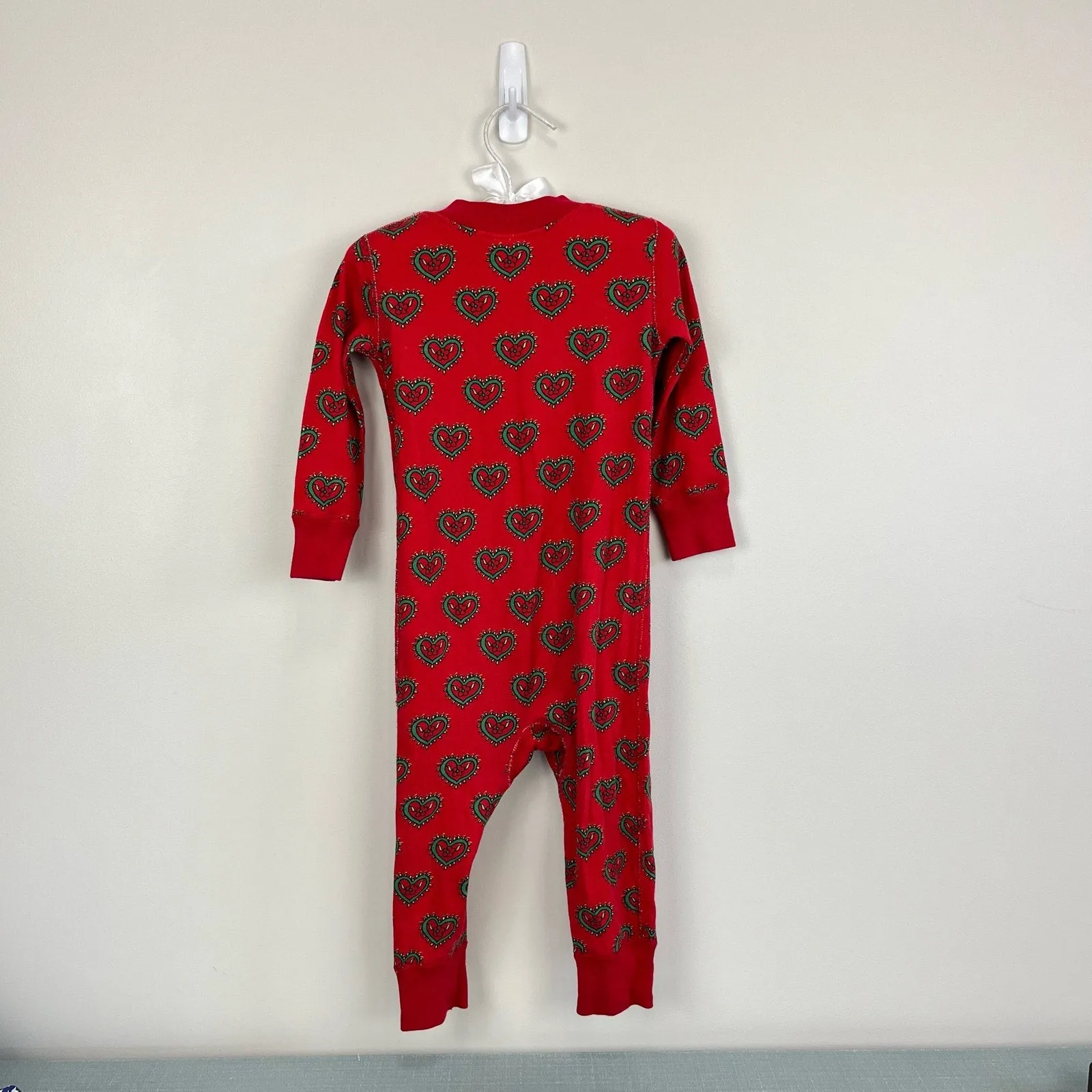 Editors Pick Hanna Andersson Red Heart Pajamas 80 cm 18-24 Months  Almost Gone!