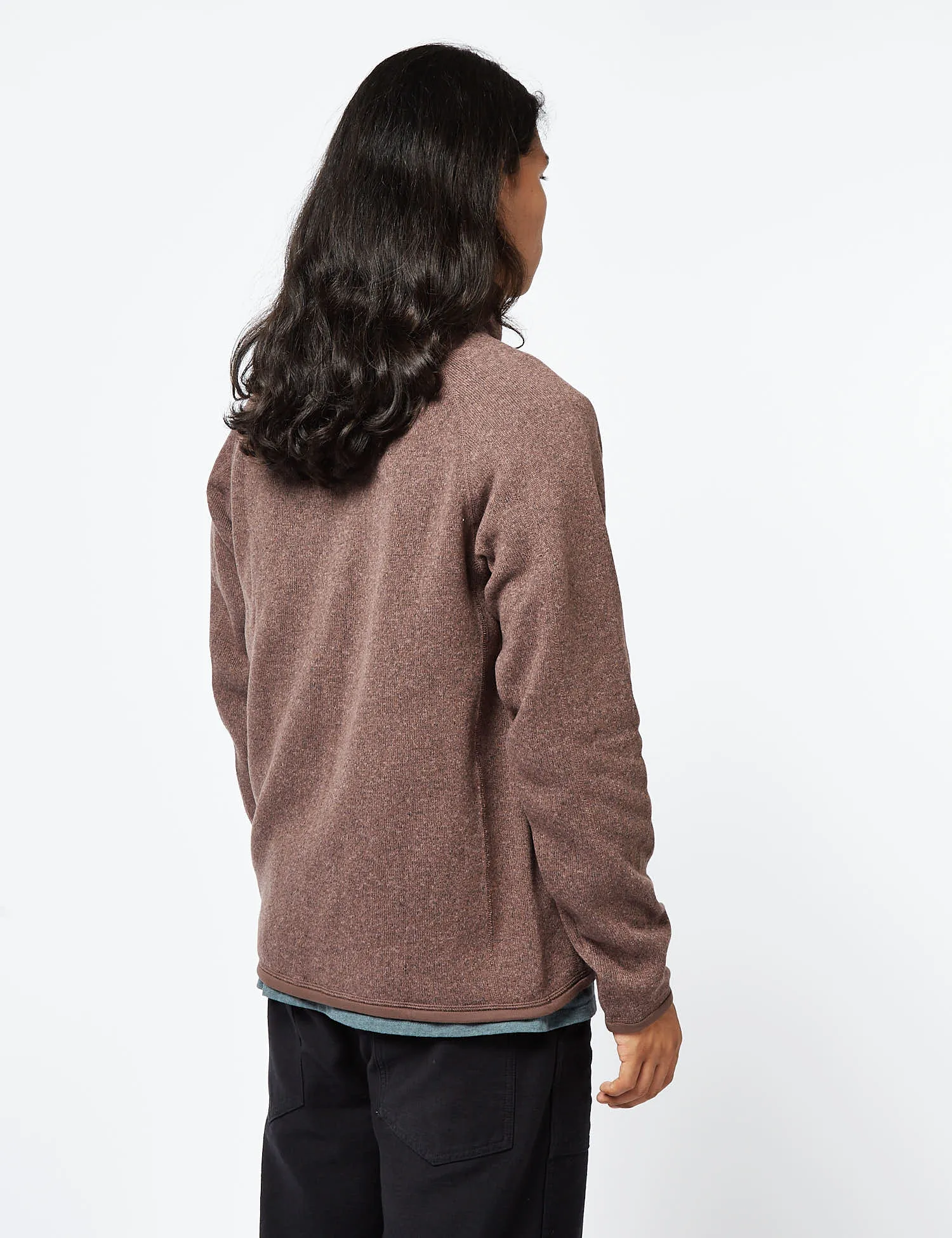 Editors Pick Patagonia Better Sweater 1/4 Zip Fleece - Dusky Brown  Limited Stock!