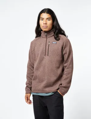 Editors Pick Patagonia Better Sweater 1/4 Zip Fleece - Dusky Brown  Limited Stock!