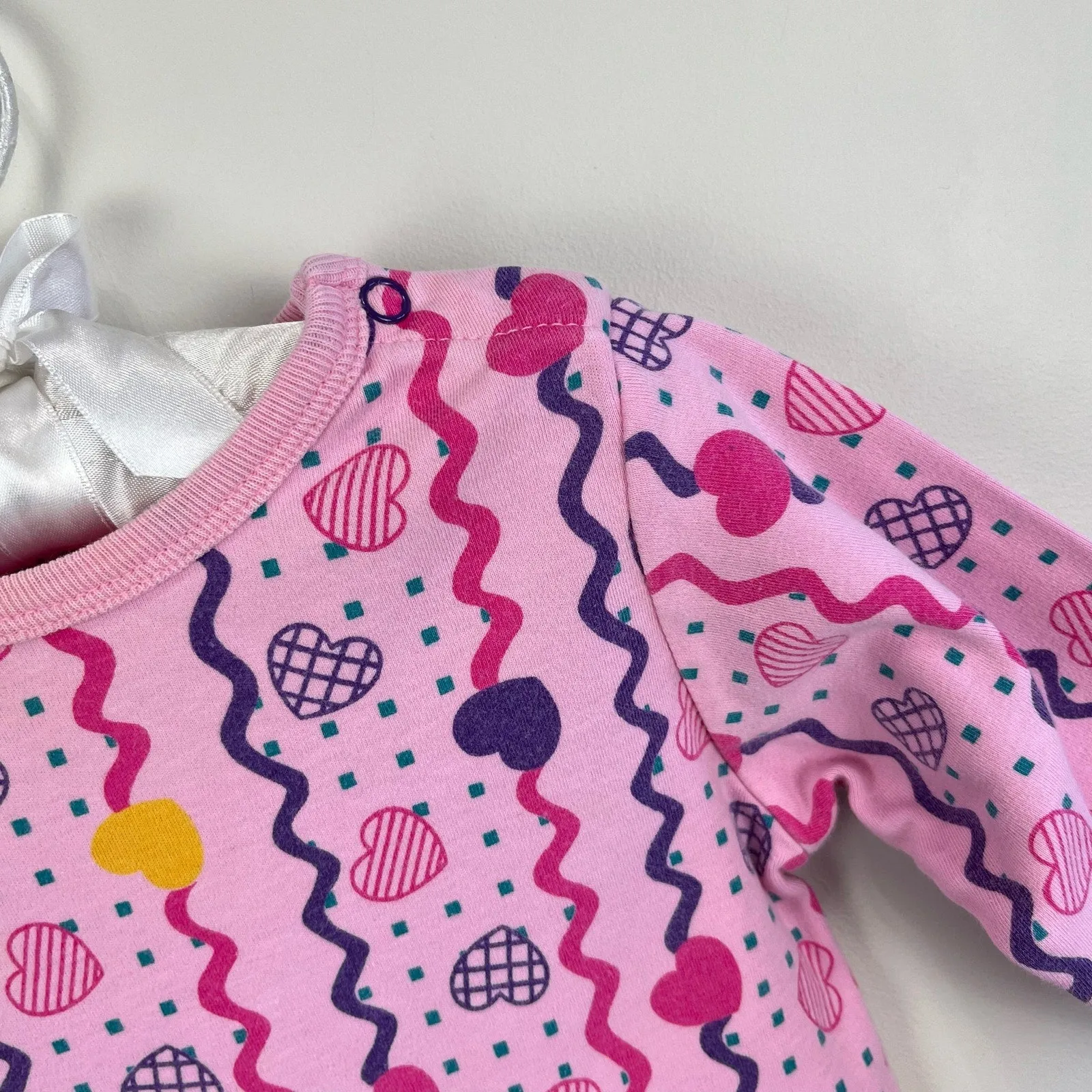 Editors Pick Vintage Mini Wear Pink Heart Jumpsuit Romper 18 Months  Limited Stock!