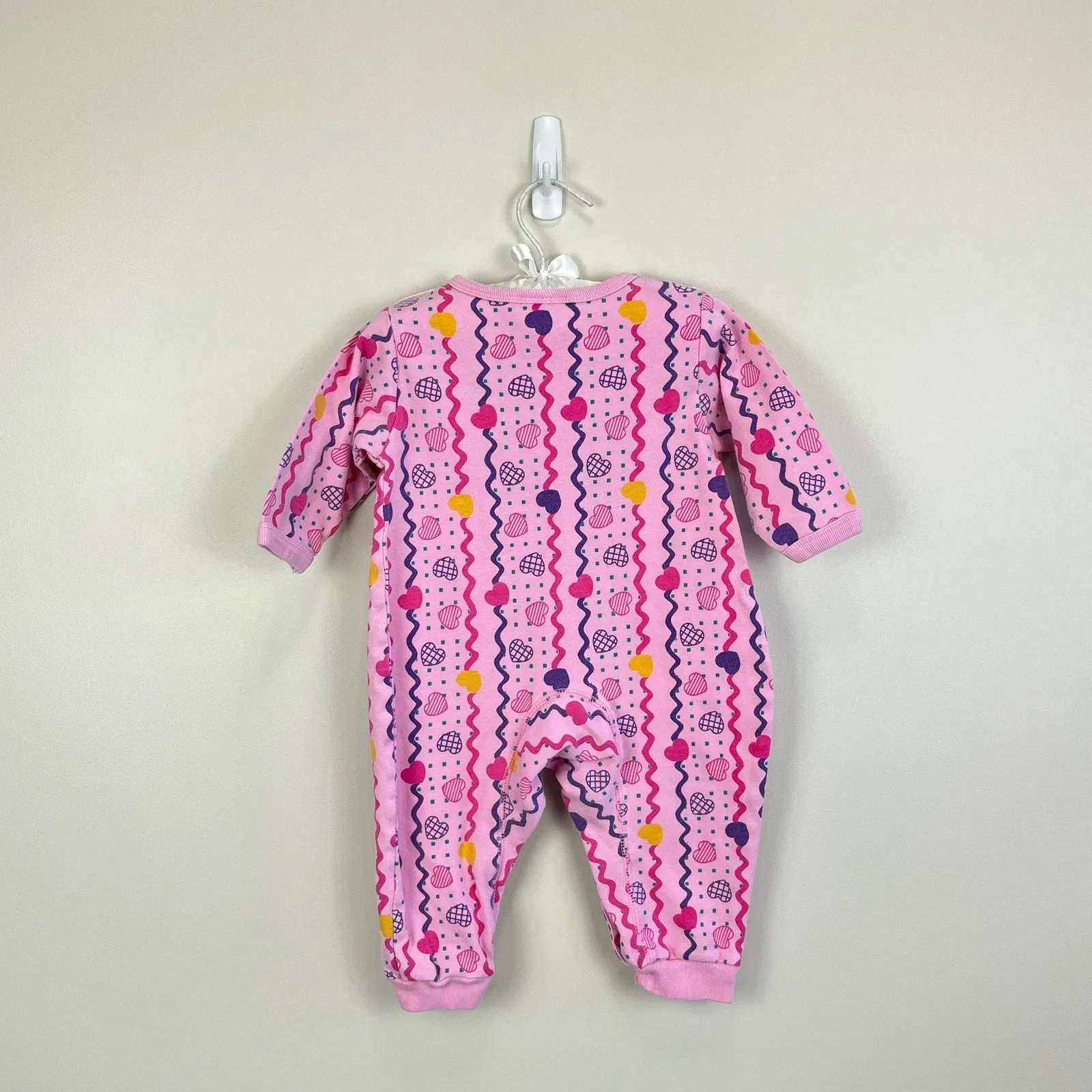 Editors Pick Vintage Mini Wear Pink Heart Jumpsuit Romper 18 Months  Limited Stock!