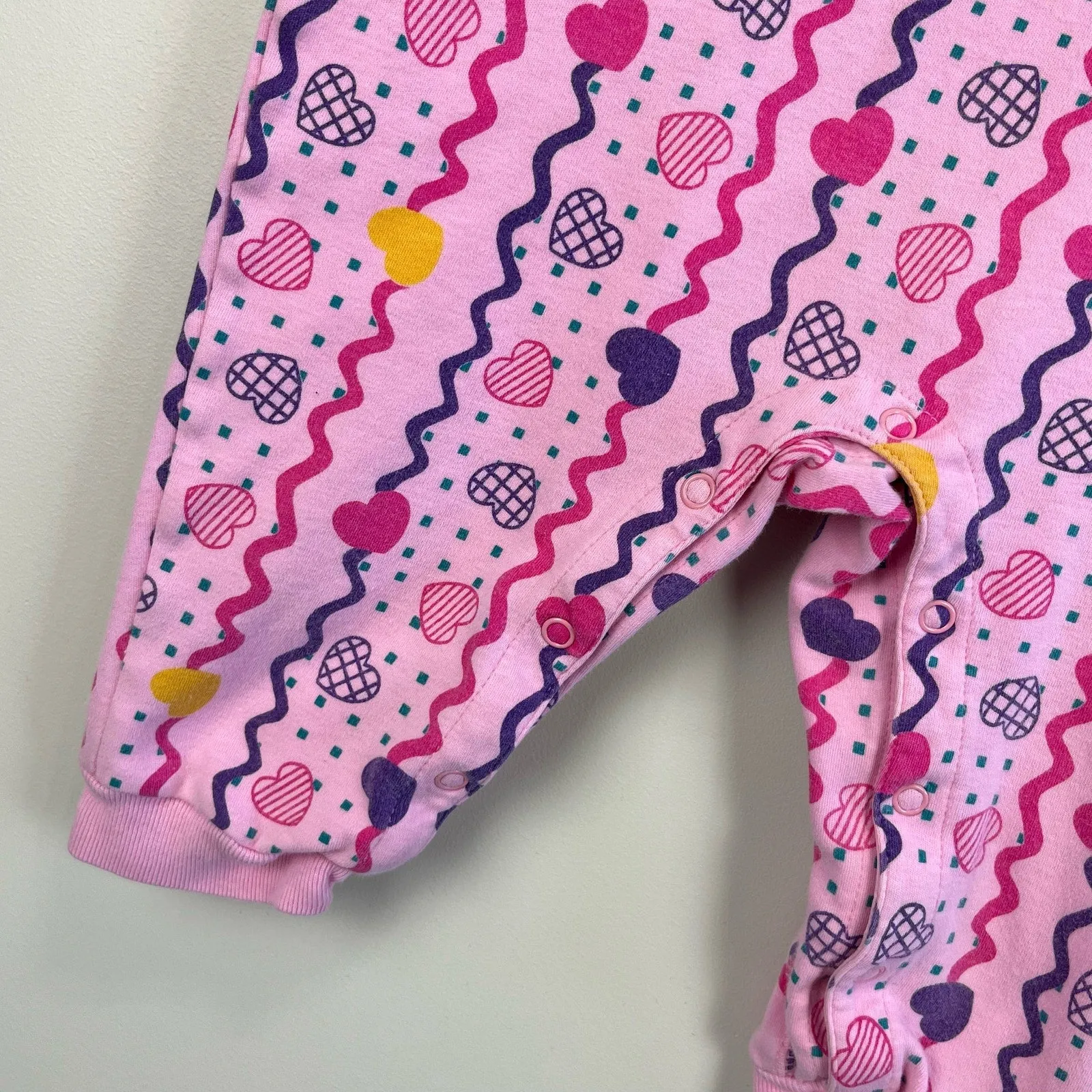 Editors Pick Vintage Mini Wear Pink Heart Jumpsuit Romper 18 Months  Limited Stock!