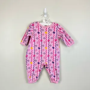 Editors Pick Vintage Mini Wear Pink Heart Jumpsuit Romper 18 Months  Limited Stock!