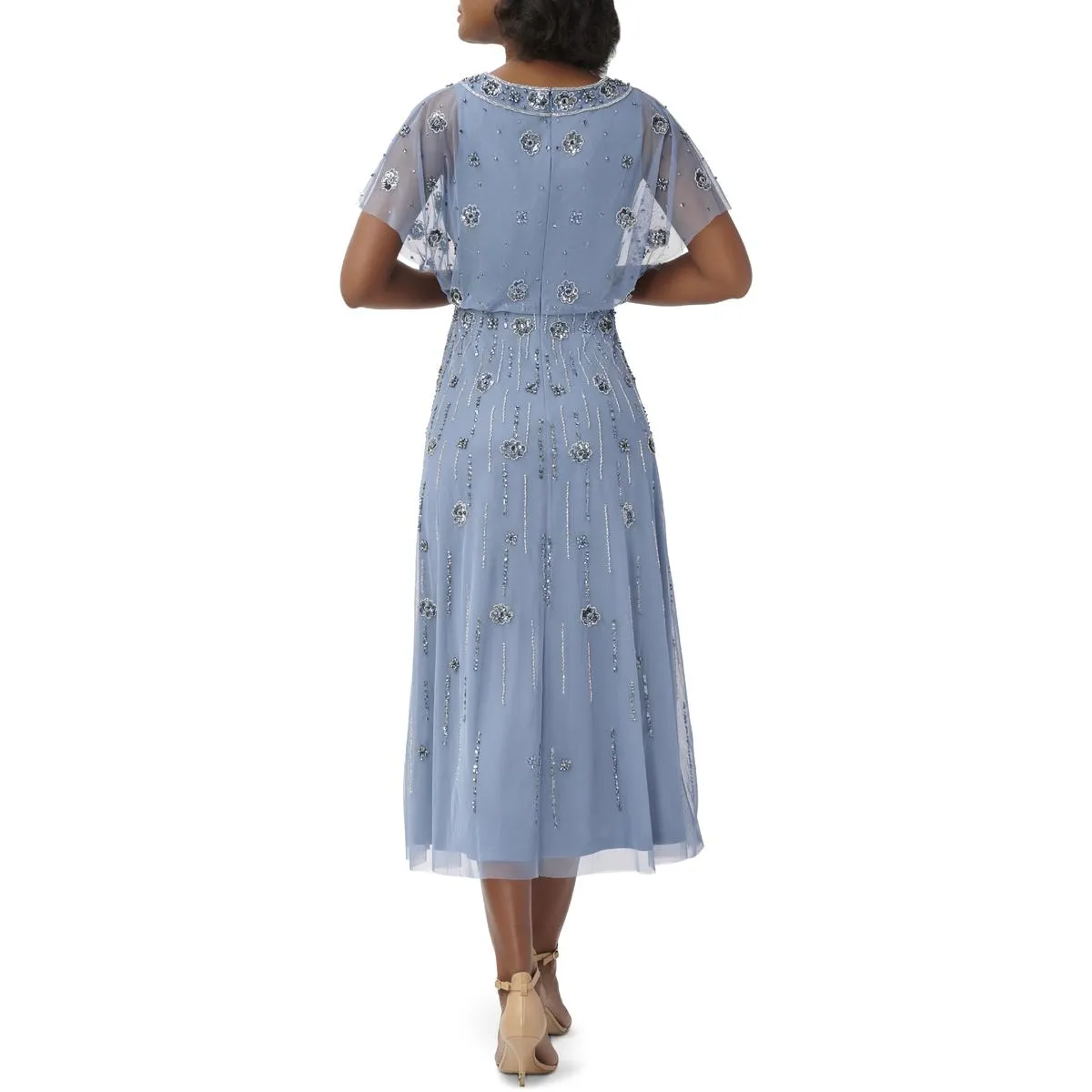 Editors Pick Womens Floral Calf Midi Dress  Limited Stock!