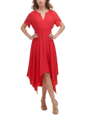 Editors Pick Womens Gathered Mid Calf Midi Dress  Almost Gone!