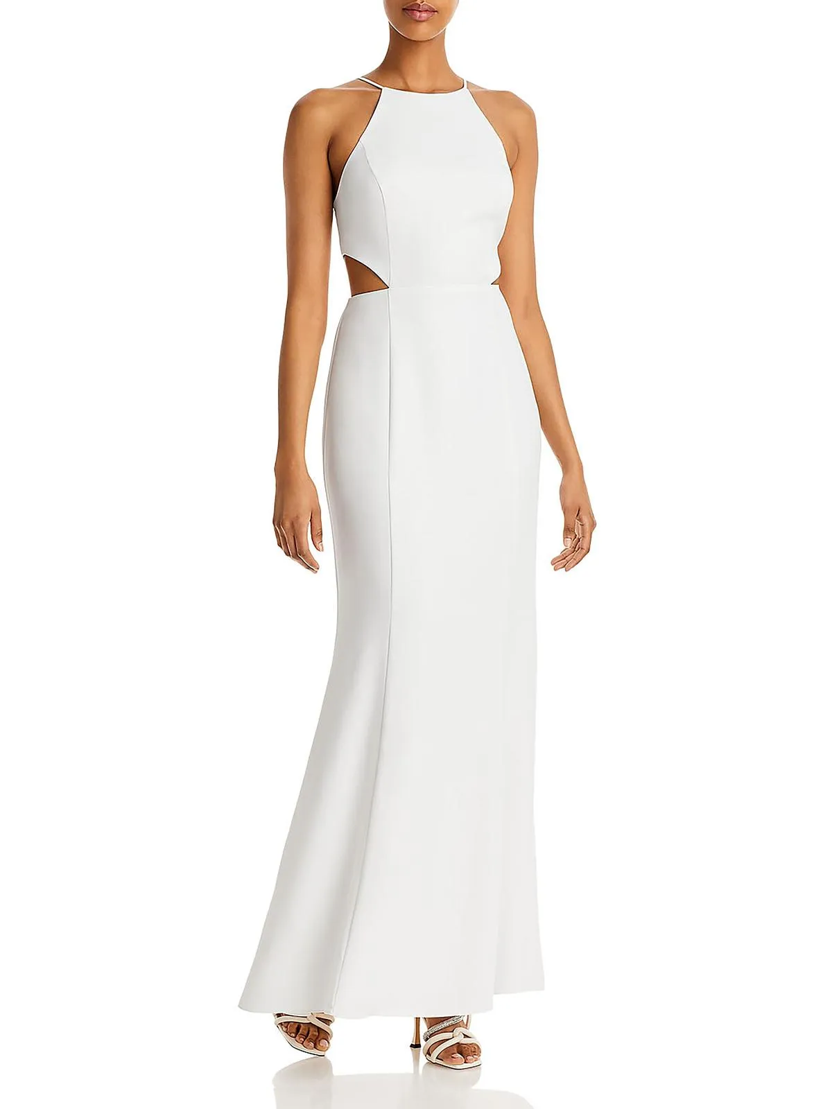 Editors Pick Womens Halter Cut-Out Evening Dress  Limited Stock!