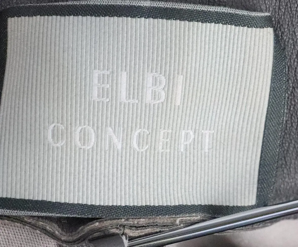 Elbi Concept Grey Leather Pants sz 2