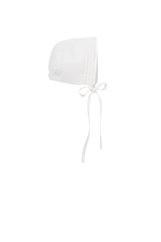 Elegant Baby Boys' Gown & Bonnet Christening Gift Set- White