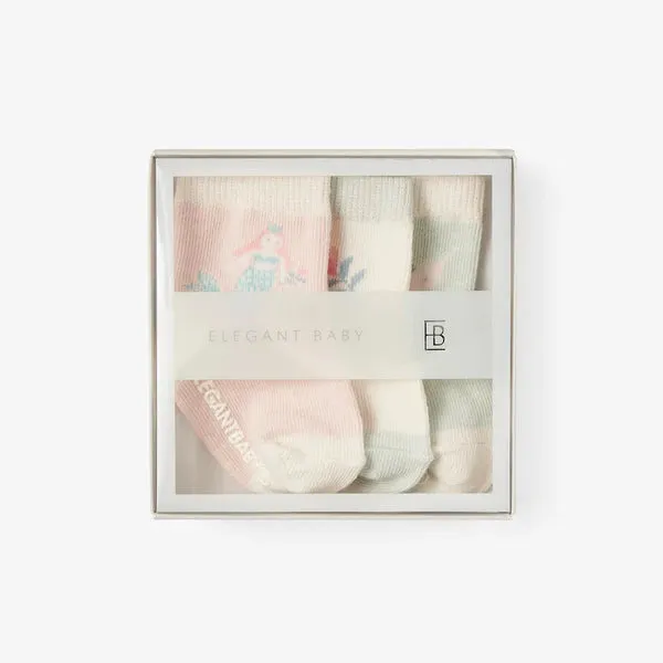 Elegant Baby Sea Magic Non Slip Baby Socks 3 Pack