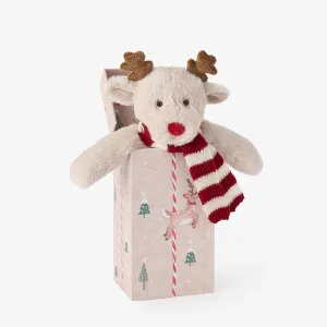 Elegant Baby 'Tinsel' The Reindeer Plush Toy Boxed