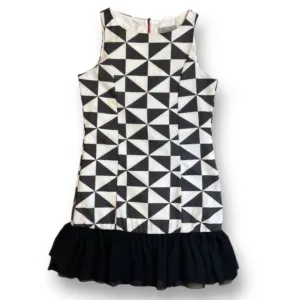 Elisa B Youth Girl Size 16 Geometric Print Sleeveless Boutique Dress