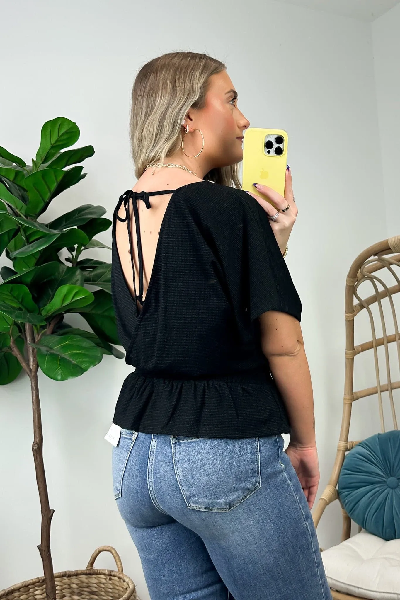 Ellinda Embroidered Accent Kimono Top - FINAL SALE