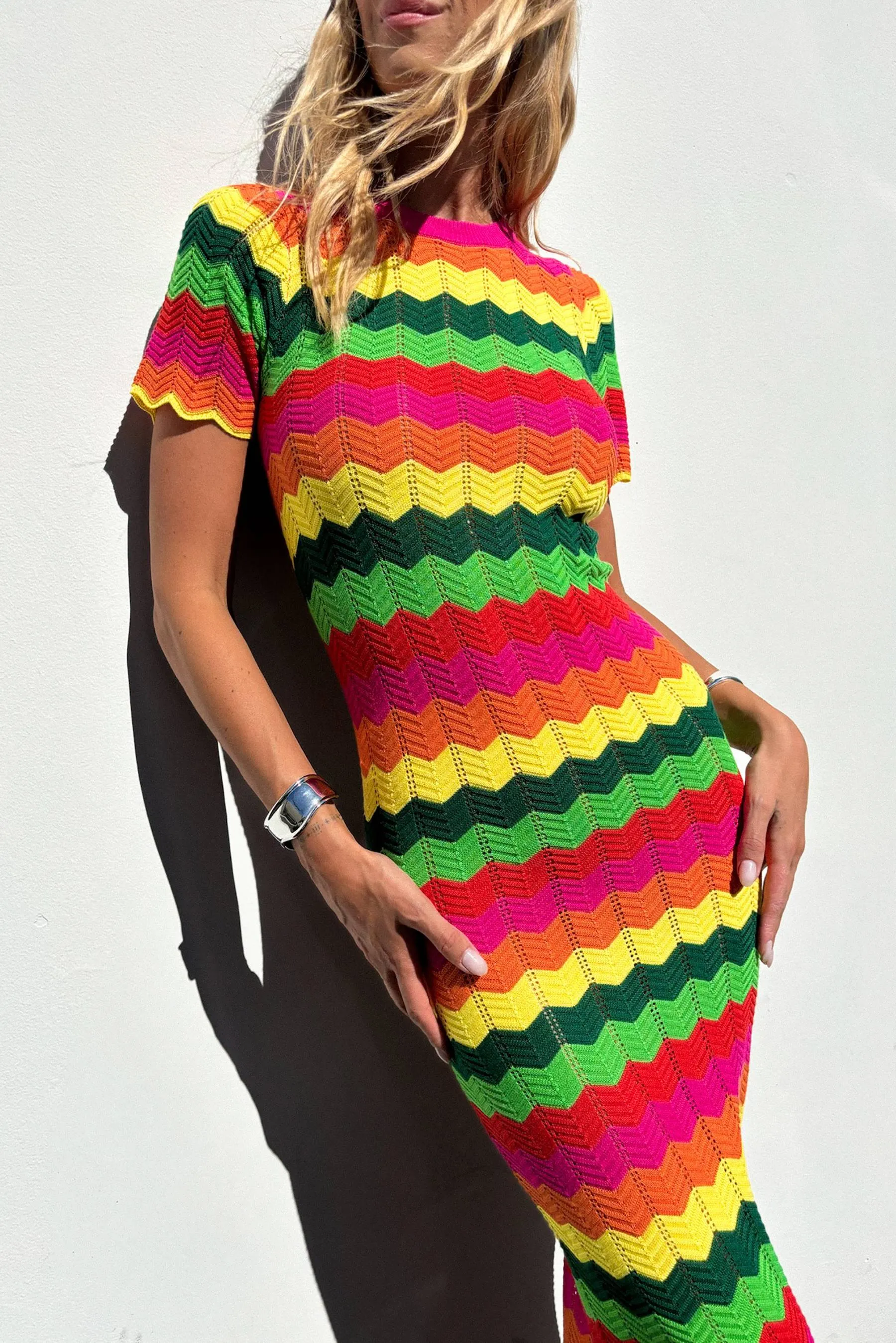 Emory Dress Mango Tango Beach Riot