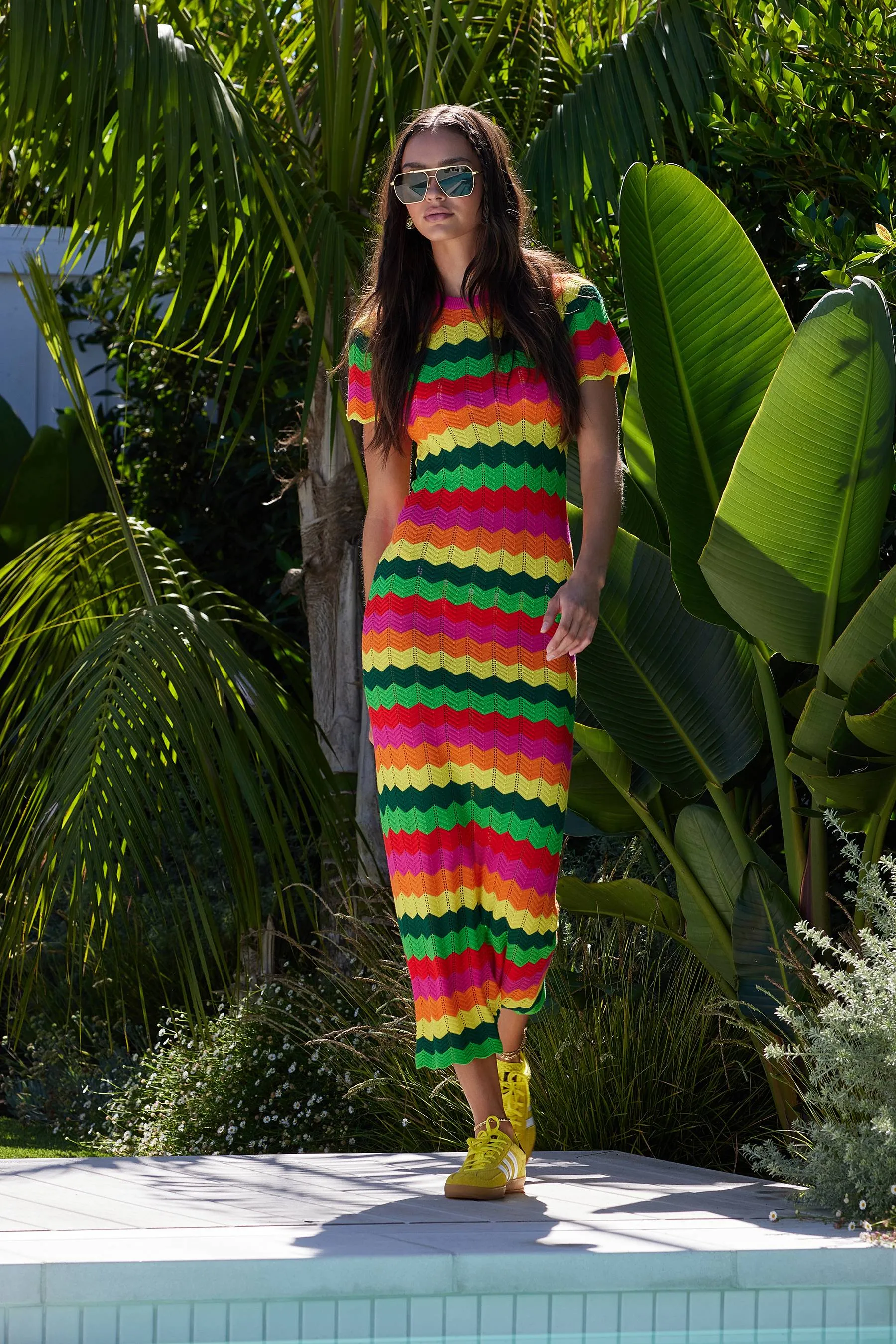 Emory Dress Mango Tango Beach Riot