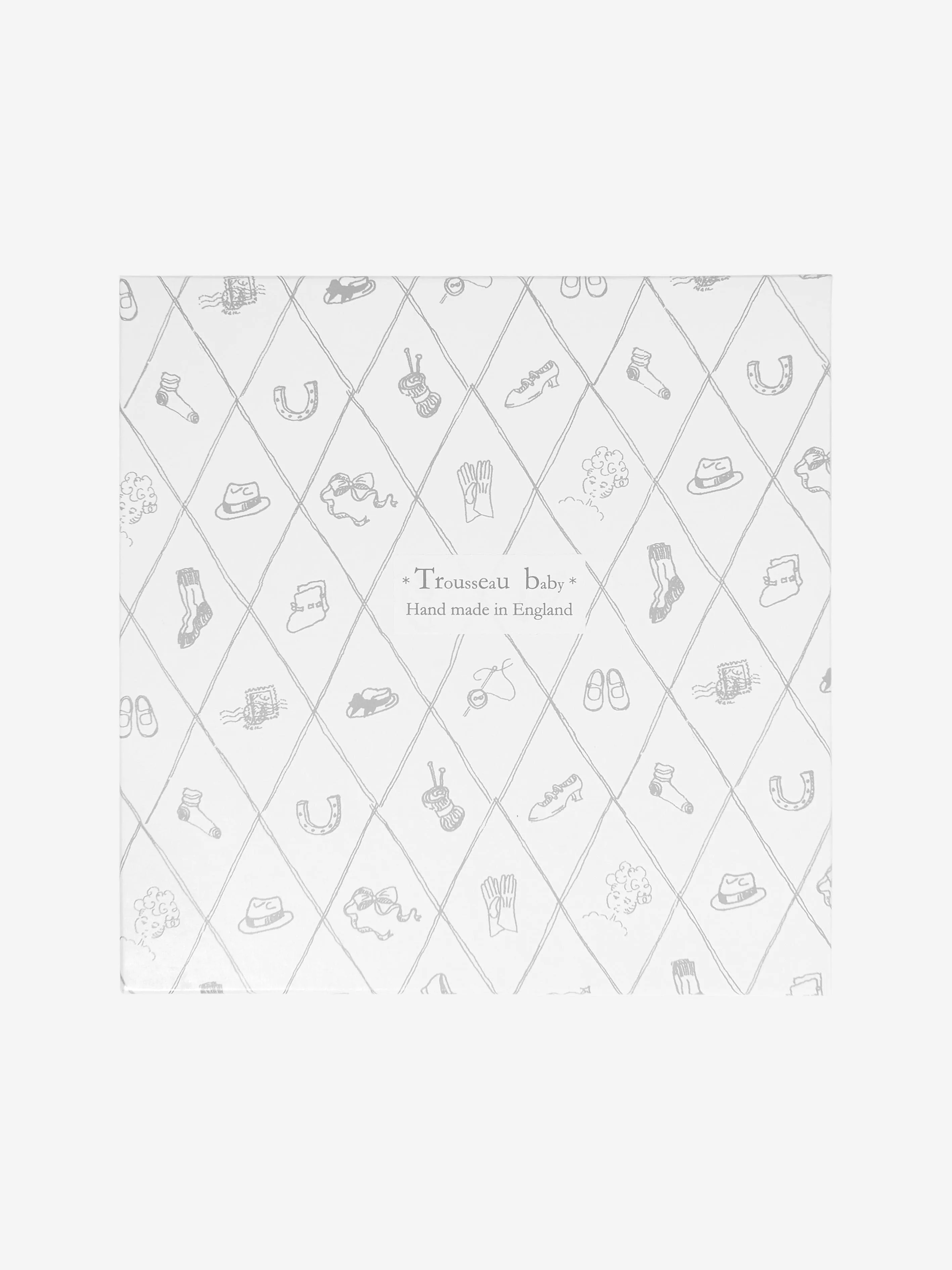English Trousseau Baby Star Album in Silver