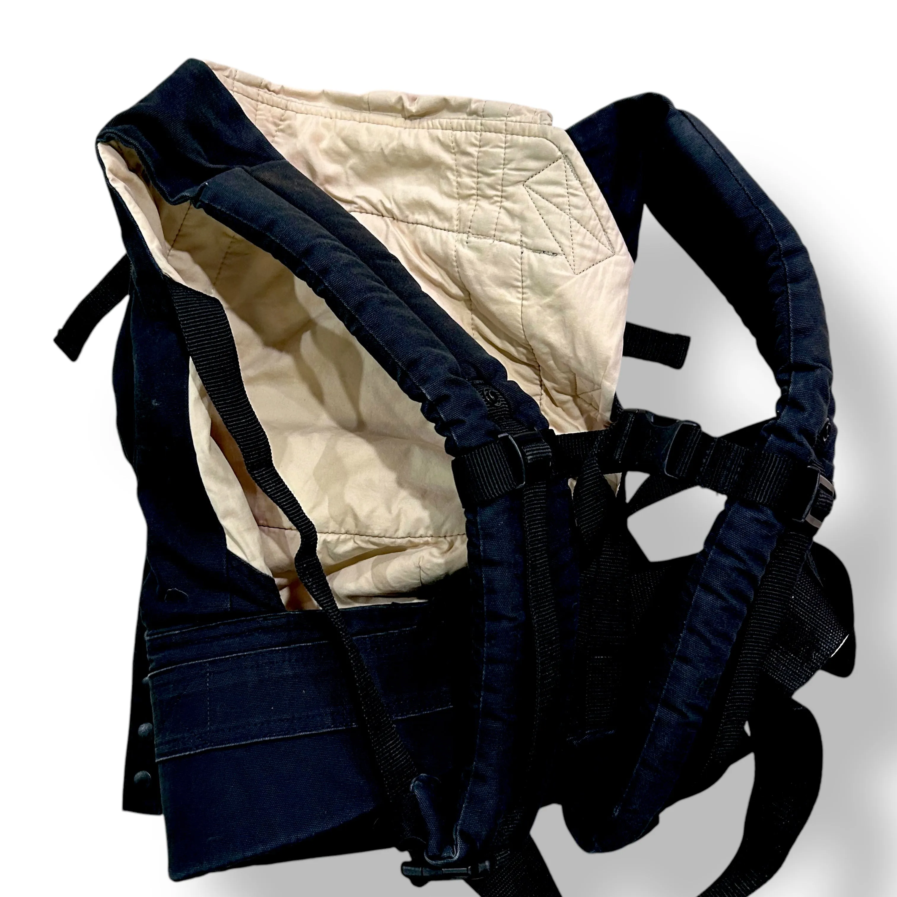 Ergobaby 100% Cotton Soft Structure Baby Carrier, Black and Camel