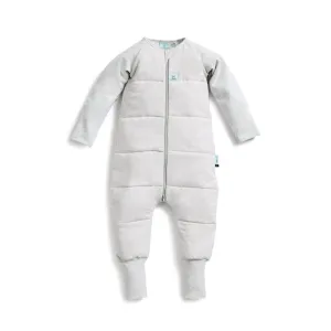 ergoPouch Organic Winter Long Sleeved Sleep Onesie - Grey Marle - 2.5 TOG