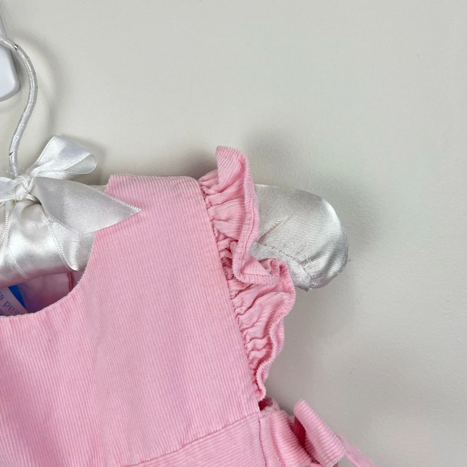 Exclusive Bella Bliss Pink Corduroy Berkley Overalls 6 Months  Limited Release!
