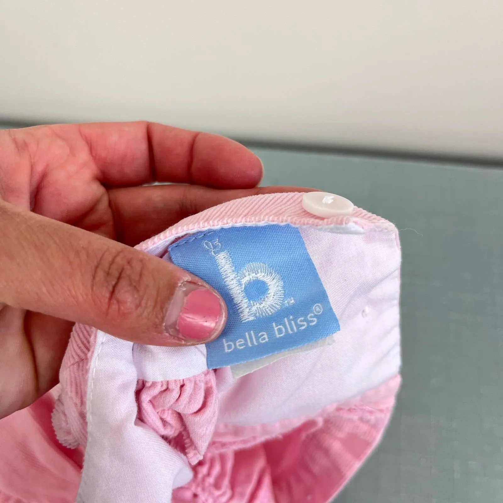 Exclusive Bella Bliss Pink Corduroy Berkley Overalls 6 Months  Limited Release!
