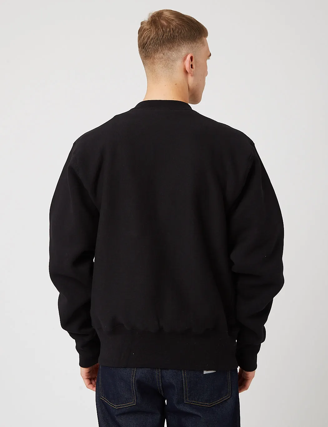 Exclusive Camber Crew Neck Sweatshirt (12oz) - Black  Limited Stock!