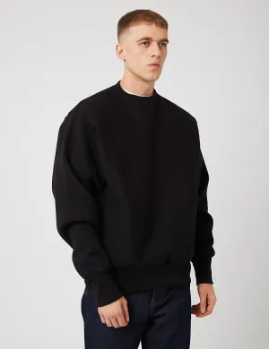 Exclusive Camber Crew Neck Sweatshirt (12oz) - Black  Limited Stock!