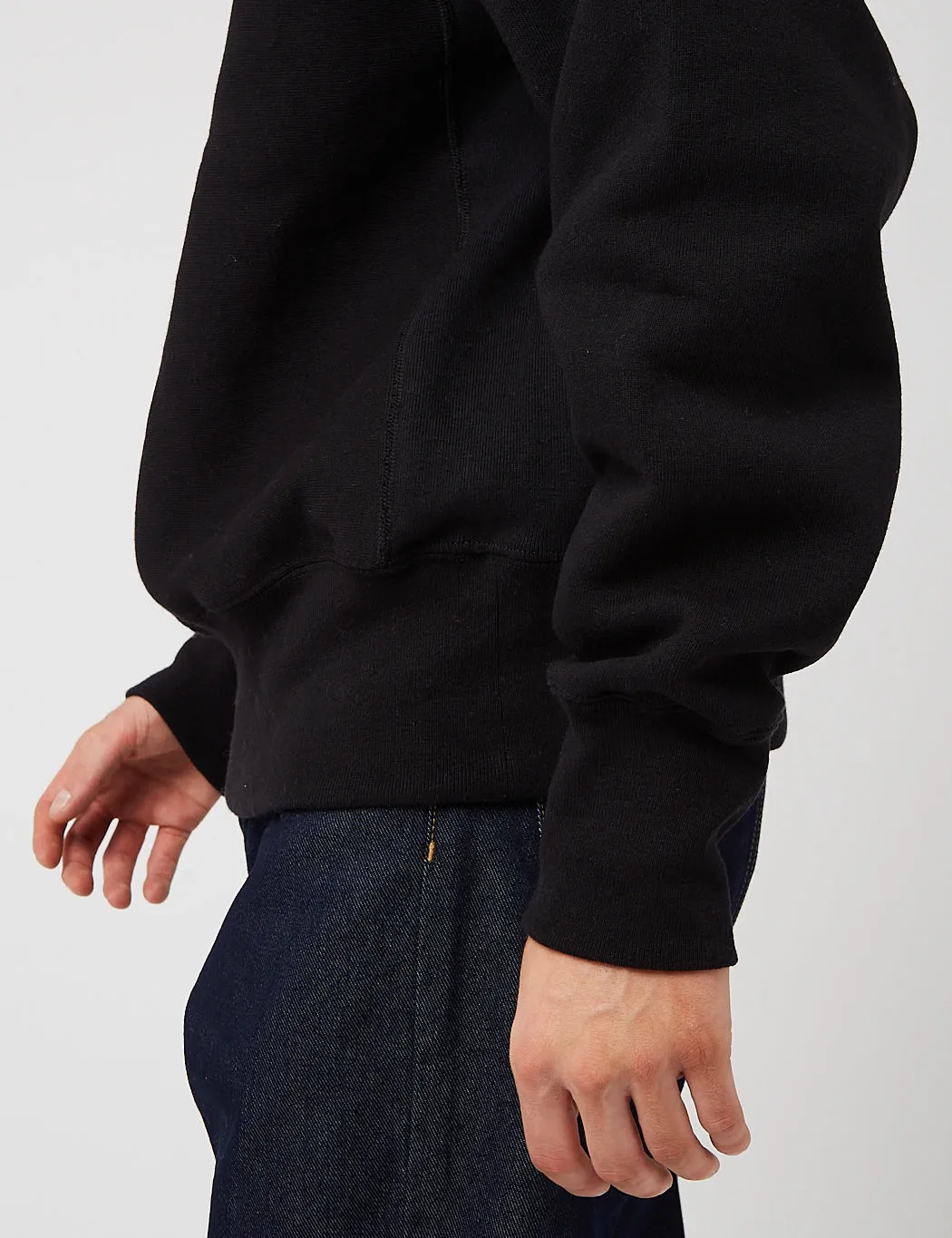 Exclusive Camber Crew Neck Sweatshirt (12oz) - Black  Limited Stock!