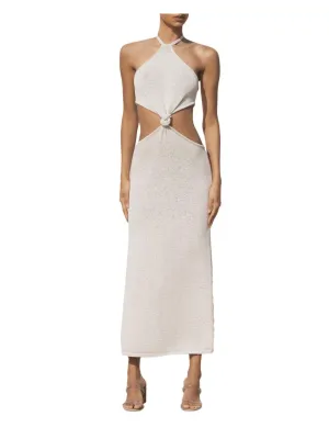 Exclusive Cameron Womens Halter Long Maxi Dress  Almost Gone!