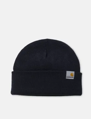 Exclusive Carhartt-WIP Stratus Low Beanie Hat - Dark Navy Blue  Stylish & Comfortable