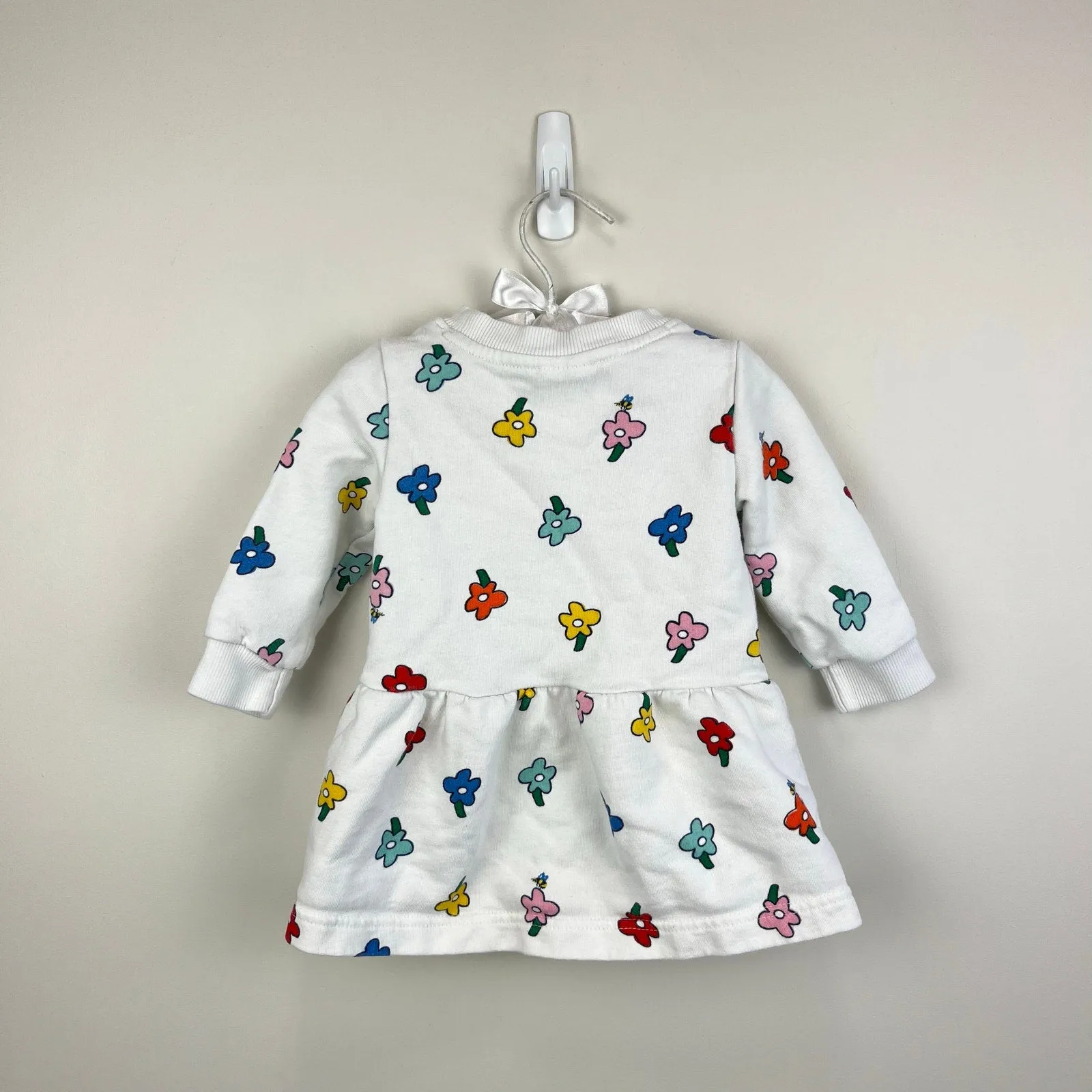 Exclusive Hanna Andersson Baby Printed French Terry Dress Flowers 75 cm 12-18 Months  Today Only!