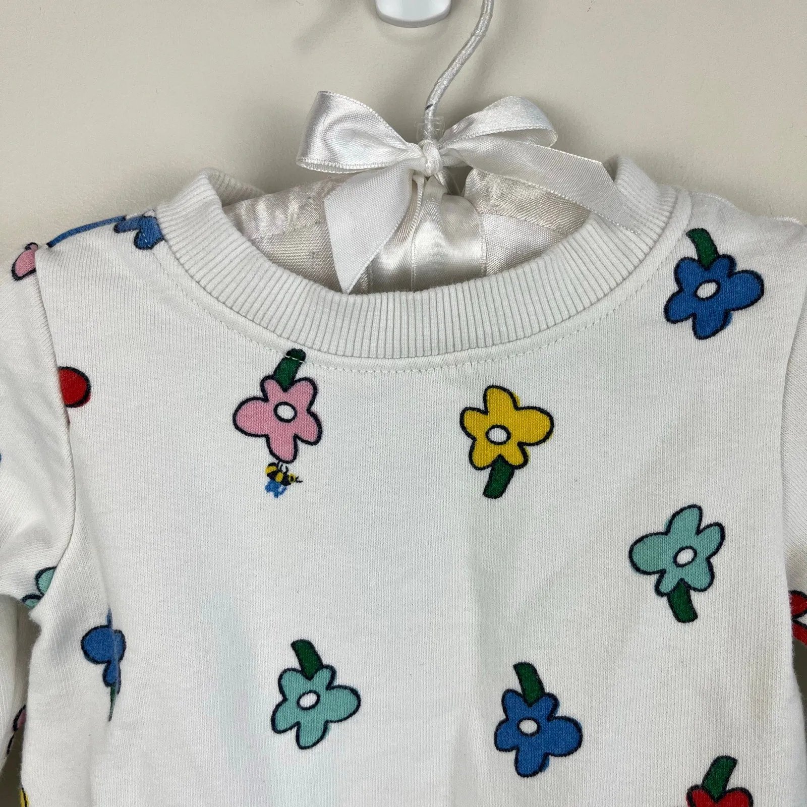 Exclusive Hanna Andersson Baby Printed French Terry Dress Flowers 75 cm 12-18 Months  Today Only!