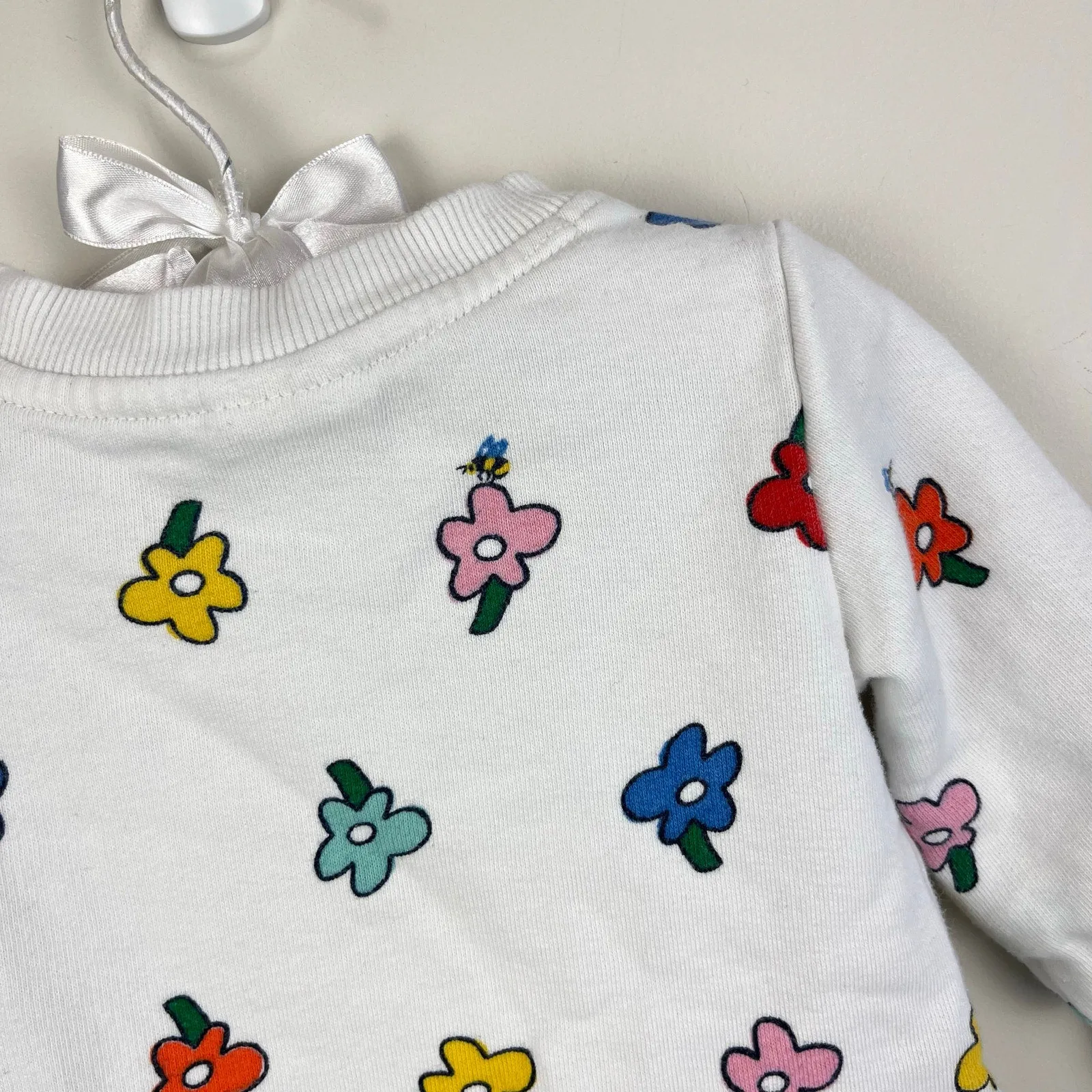 Exclusive Hanna Andersson Baby Printed French Terry Dress Flowers 75 cm 12-18 Months  Today Only!