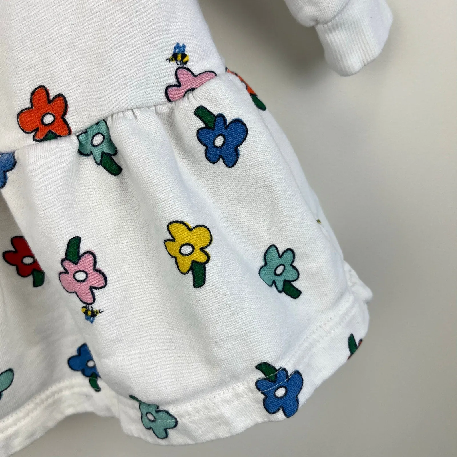 Exclusive Hanna Andersson Baby Printed French Terry Dress Flowers 75 cm 12-18 Months  Today Only!